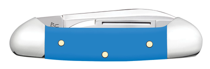 W.R. Case XX Knives Butterbean Light Blue Synthetic 68903 Stainless Pocket Knife