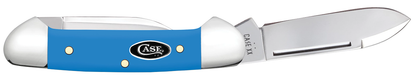 W.R. Case XX Knives Butterbean Light Blue Synthetic 68903 Stainless Pocket Knife