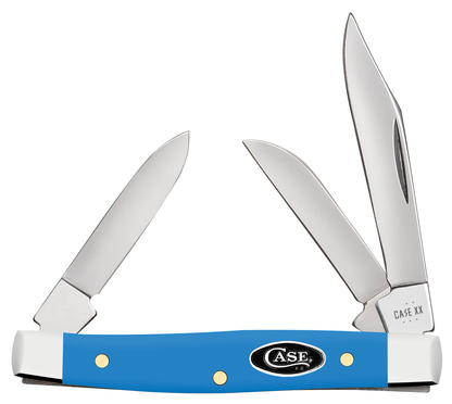 W.R. Case XX Knives Small Stockman Light Blue Synthetic 68904 Stainless Pocket Knife