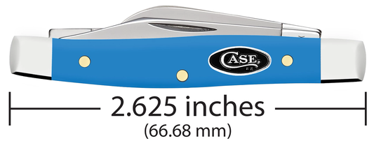 W.R. Case XX Knives Small Stockman Light Blue Synthetic 68904 Stainless Pocket Knife