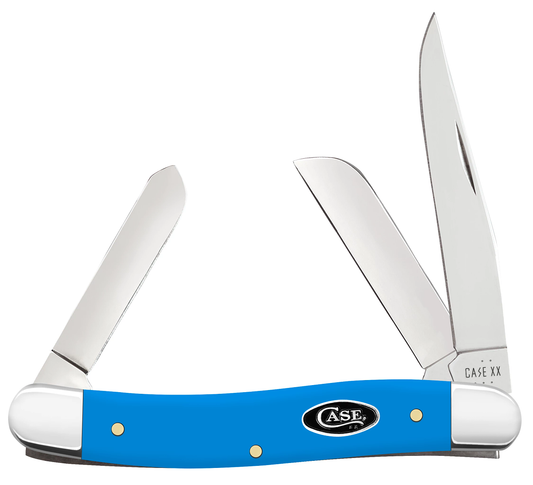 W.R. Case XX Knives Medium Stockman Light Blue Synthetic 68906 Stainless Pocket Knife