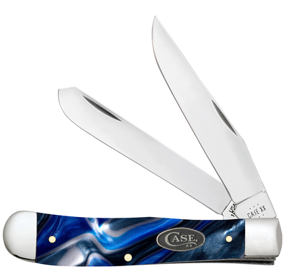 Case XX™ Knives Trapper 70560 Ocean Blue Kirinite Stainless Pocket Knife