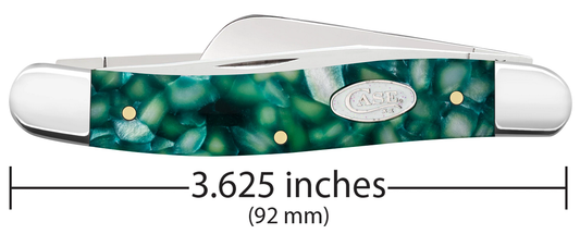 W.R. Case XX Knives Medium Stockman Green Kirinite Sparx 71382 Stainless Pocket Knife