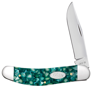 W.R. Case XX Knives Sowbelly Green Kirinite SparXX Knives Tru-Sharp Stainless Steel 71385 Pocket Knife