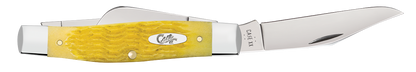 W.R. Case XX Knives Large Stockman Platts Jig Yellow Bone 75311 Stainless Pocket Knife