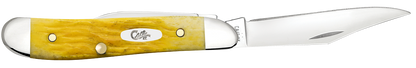W.R. Case XX Knives Peanut Platts Jig Yellow Bone 75314 Stainless Pocket Knife