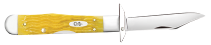 W.R. Case XX Knives Cheetah Cub Platts Jig Yellow Bone 75317 Stainless Pocket Knife