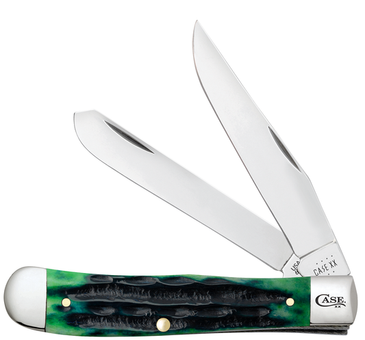 Case XX™ Knives Deep Canyon Hunter Green Bone Trapper Stainless 75830 Pocket Knife