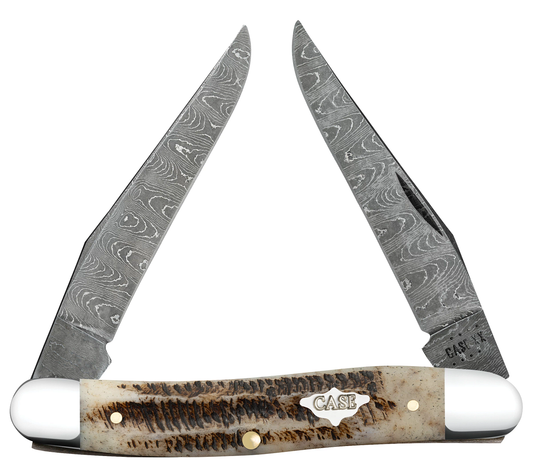 Case XX™ Knives Muskrat 77463 Damascus Vintage Bone 1/1400 Pocket Knife