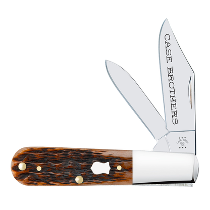 Case XX™ Knives Barlow 79413 Brothers Jig Brown Bone Stainless Steel Pocket Knife