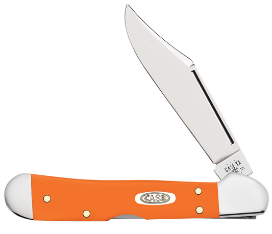 Case XX™ Knives Mini Copperlock Orange Synthetic 80515 Stainless Pocket Knife