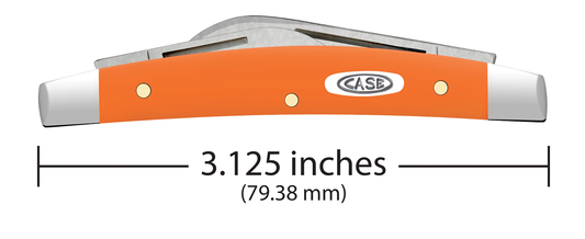 W.R. Case XX Knives Small Congress Orange Synthetic 80516 Stainless Pocket Knife