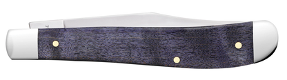 Case XX™ Knives Slimline Trapper Purple Curly Maple Wood 80546 Stainless