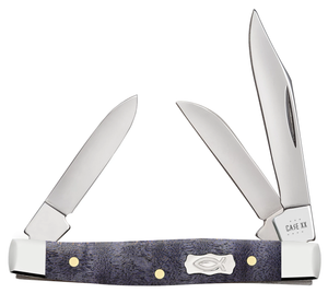 W.R. Case XX Knives Small Stockman Purple Curly Maple 80547 Stainless Pocket Knife