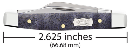 Case XX™ Knives Small Stockman Purple Curly Maple 80547 Stainless Pocket Knife