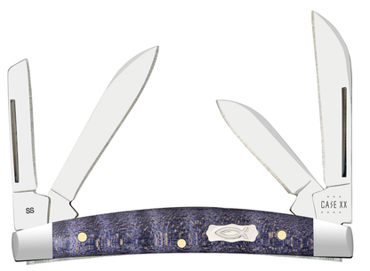 Case XX™ Knives Small Congress Purple Curly Maple 80548 Stainless Pocket Knife