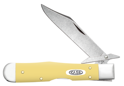 W.R. Case XX Knives Cheetah Cub Yellow Synthetic 81086 Stainless Pocket Knife
