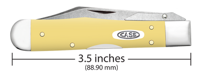 W.R. Case XX Knives Cheetah Cub Yellow Synthetic 81086 Stainless Pocket Knife