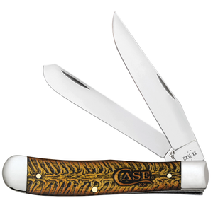 W.R. Case XX Knives Trapper Golden Pinecone 81800 Stainless Steel Pocket Knife