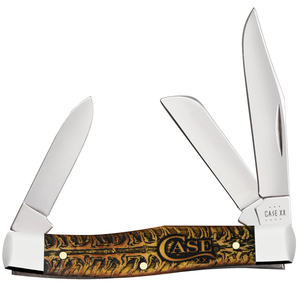 W.R. Case XX Knives Medium Stockman Golden Pinecone 81801 Stainless Pocket Knife