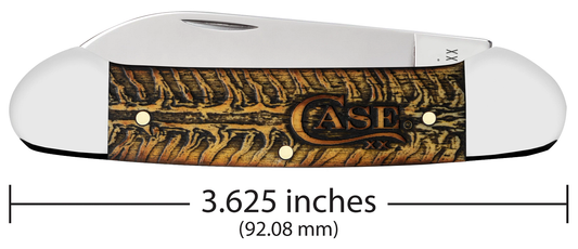 W.R. Case XX Knives Canoe Golden Pinecone 81802 Stainless Steel Pocket Knife