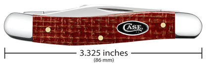 W.R. Case XX Knives Medium Stockman 1st Run Dark Red Micarta 82272 Carbon Steel 1/250 Pocket Knife