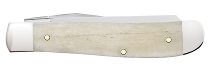 W.R. Case XX Knives Mini Trapper 1st Run Natural Bone 84021 Stainless 1/250 Pocket Knife