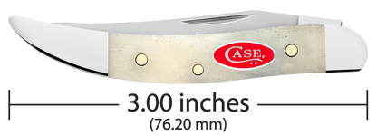 W.R. Case XX Knives Toothpick 1st Run Natural Bone 84024 Stainless 1/250 Pocket Knife