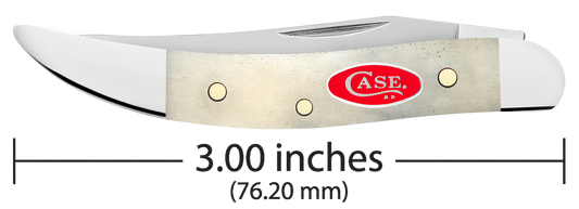 W.R. Case XX Knives Toothpick 1st Run Natural Bone 84024 Stainless 1/250 Pocket Knife