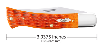 W.R. Case XX Knives Axe Handle 1st Run Tequila Sunrise Bone 87536 Stainless 1/250 Pocket Knife