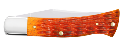 W.R. Case XX Knives Axe Handle 1st Run Tequila Sunrise Bone 87536 Stainless 1/250 Pocket Knife