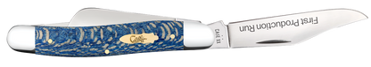 W.R. Case XX Knives Stockman 1st Run Blue Sycamore Wood 93732 Stainless 1/250 Pocket Knife