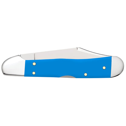 W.R. Case XX Knives Mini Copperlock Light Blue Synthetic Stainless Pocket Knife AWTC749W