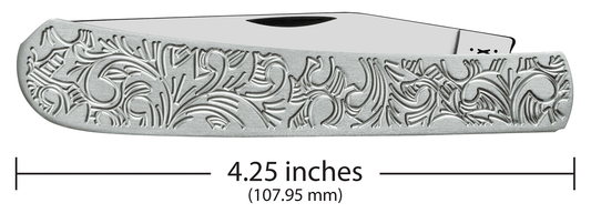 Case XX™ Knives Canvas Series Filigree Half Trapper 10948 Stainless Pocket Knife