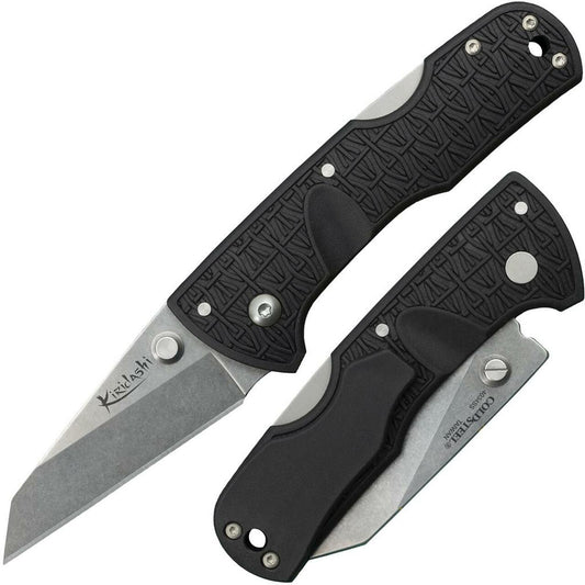 Cold Steel, Inc.™ Kiridashi Lockback 20KPL Black Griv-Ex 4034 Stainless Steel Pocket Knife