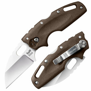 Cold Steel, Inc.™ Tuff Lite Lockback 20LTF Flat Dark Earth Griv-Ex AUS8A Stainless Steel Pocket Knife