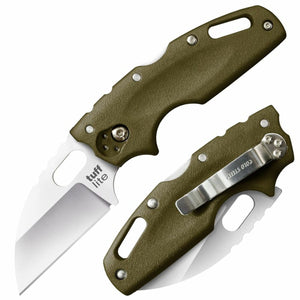 Cold Steel, Inc.™ Tuff Lite Lockback 20LTG OD Green Griv-Ex AUS8A Stainless Steel Pocket Knife