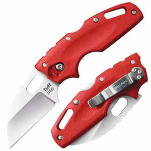 Cold Steel, Inc.™ Tuff Lite Lockback 20LTR Red Griv-Ex AUS8A Stainless Steel Pocket Knife