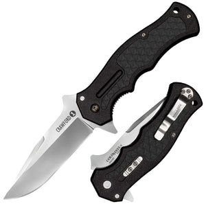 Cold Steel, Inc.™ Crawford 1 Liner Lock 20MWCB Black Zy-Ex 4116 Stainless Steel Pocket Knife