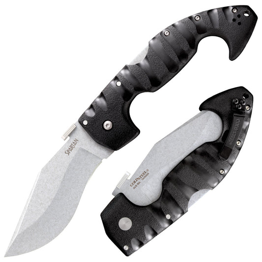 Cold Steel, Inc.™ Spartan Lockback 21ST Black Griv-Ex AUS10A Stainless Steel Pocket Knife