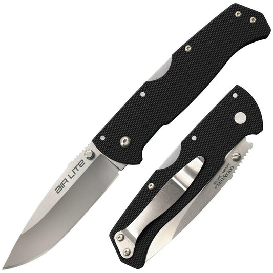 Cold Steel, Inc.™ Air Lite Lockback 26WD Black G10 AUS10A Stainless Steel Pocket Knife