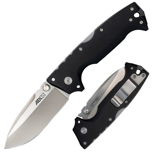 Cold Steel, Inc.™ AD-10 Lockback 28DD Black G10 CPM S35VN Stainless Steel Pocket Knife