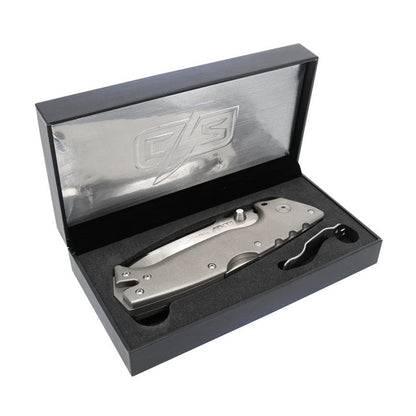 Cold Steel, Inc.™ AD-10 Tri-Ad Lock CS-28DG Gray Titanium 3V Carbon Tool Steel Pocket Knife