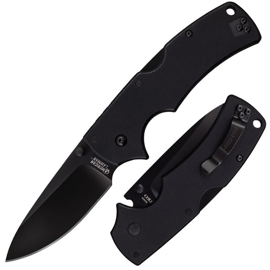 Cold Steel, Inc.™ American Lawman Lockback 58B Black G10 CPM S35VN Stainless Steel Pocket Knife