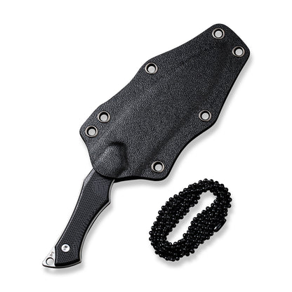 CIVIVI Knives™ Vaquita II Fixed Blade C047C-1 Black G10 Nitro-V Stainless Steel Knife