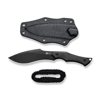 CIVIVI Knives™ Vaquita Fixed Blade C047C-3 Dark Green Canvas Micarta Nitro-V Stainless Steel Knife