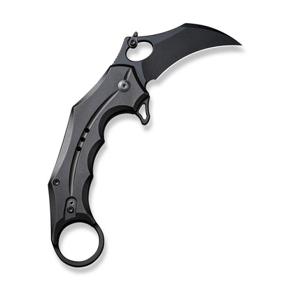 CIVIVI Knives™ Incisor II Button Lock Karambit C16016B-1 Black Aluminum Nitro-V Stainless Steel Pocket Knife