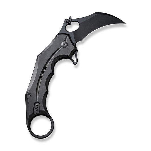 CIVIVI Knives™ Incisor II Button Lock Karambit C16016B-1 Black Aluminum Nitro-V Stainless Steel Pocket Knife