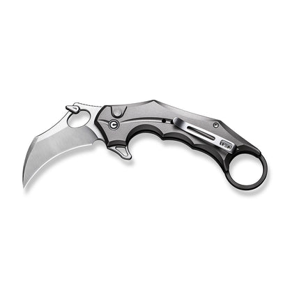 CIVIVI Knives™ Incisor II Button Lock Karambit C16016B-3 Gray Aluminum Nitro-V Stainless Steel Pocket Knife