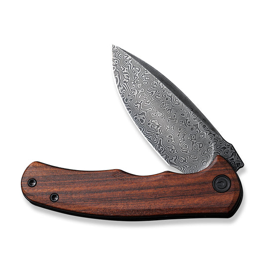 CIVIVI Knives™ Mini Praxis Liner Lock C18026C-DS1 Guibourtia Wood Damascus Pocket Knife